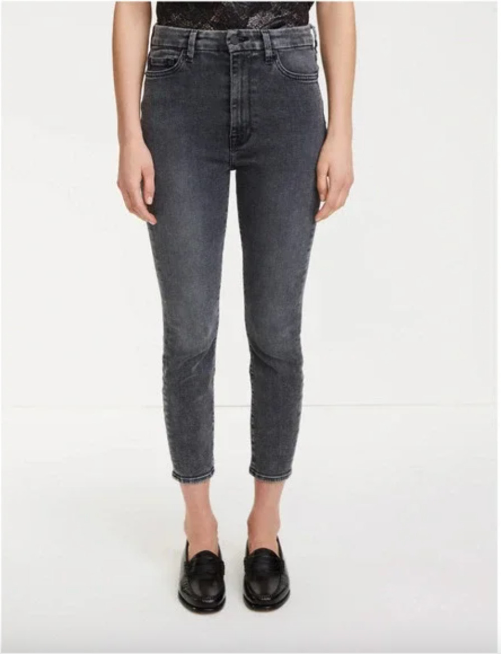 7 FOR ALL MANKIND NWT Luxe Vintage Aubrey High Waist Skinny Jean In Abbey // 26